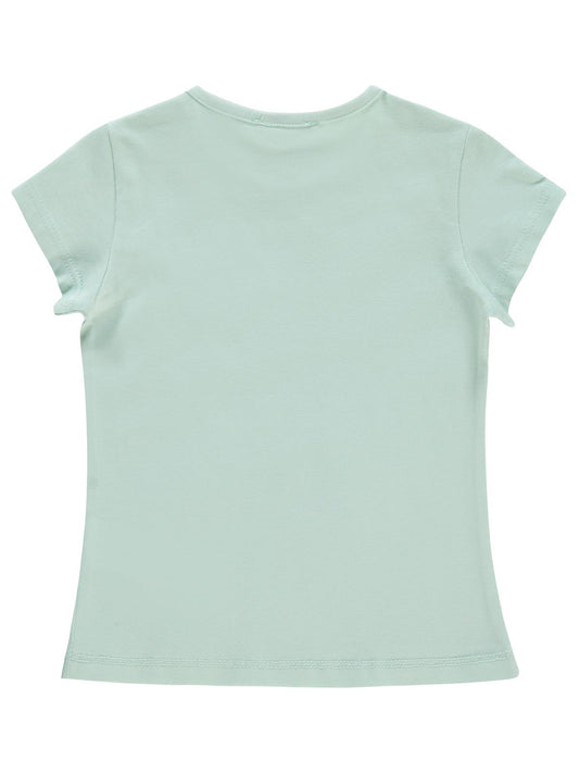 Civil Girls Basic 2-5 Yaş Tişört - Yeşil