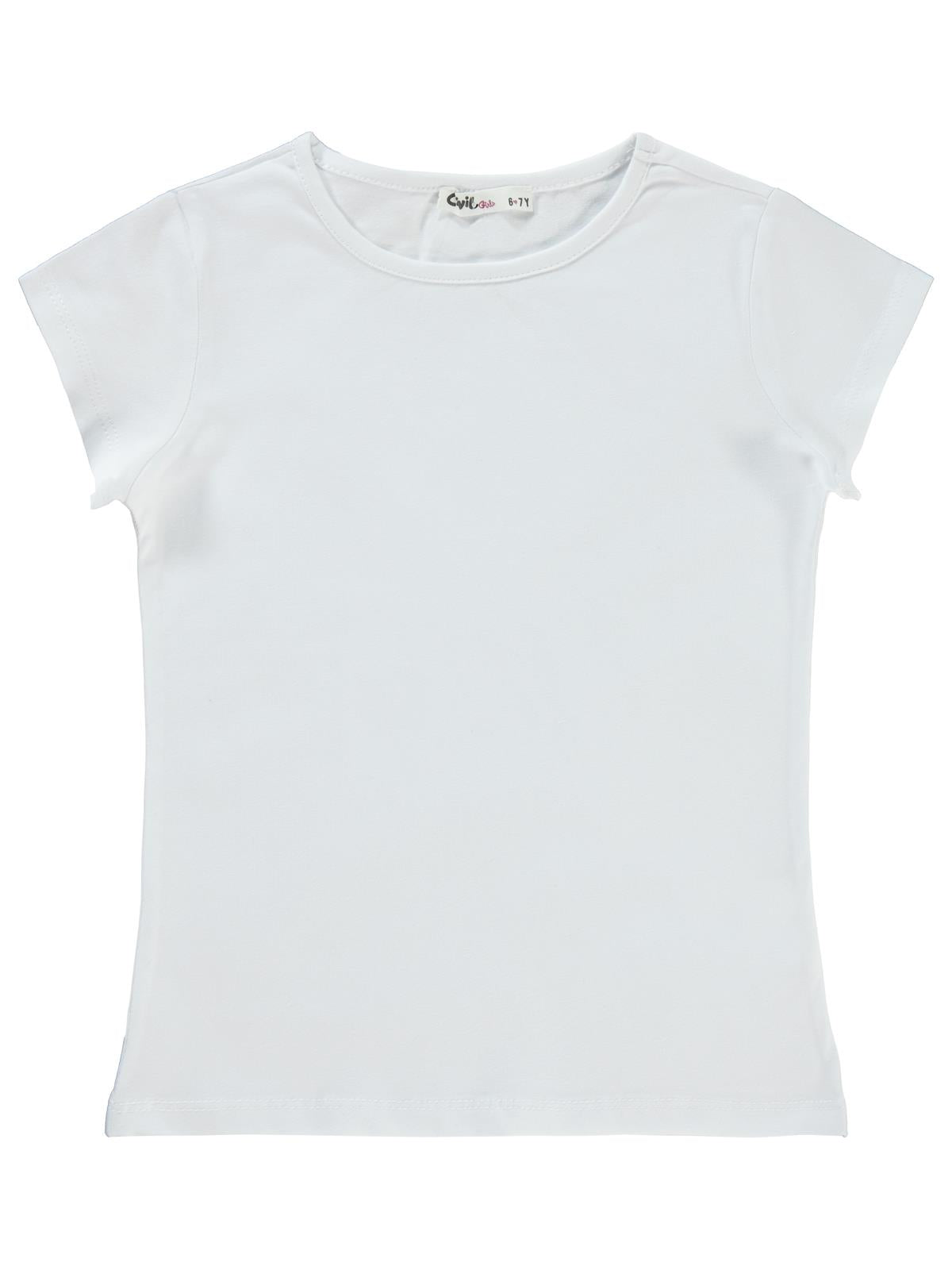 Civil Girls Basic 6-9 Yaş Tişört - Lila