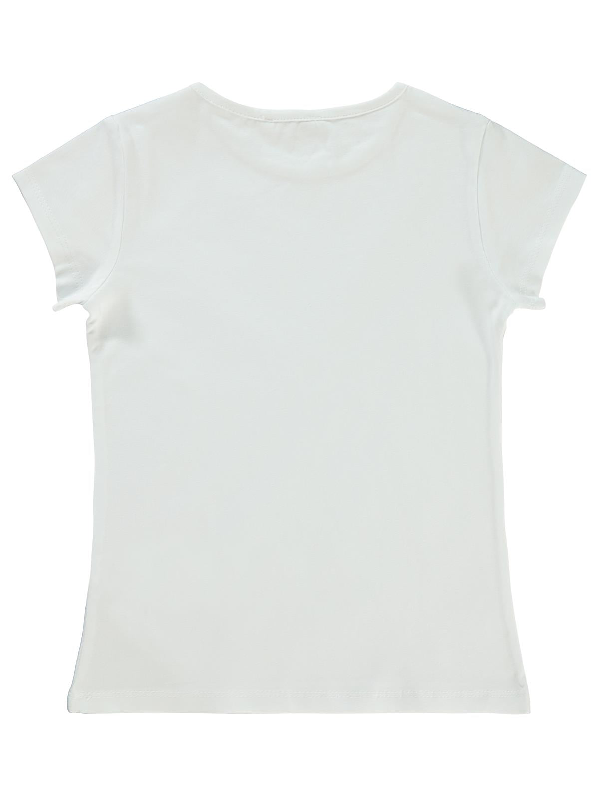 Civil Girls Basic 10-13 Yaş Tişört - Ekru