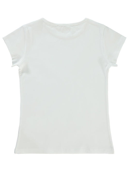 Civil Girls Basic 10-13 Yaş Tişört - Ekru