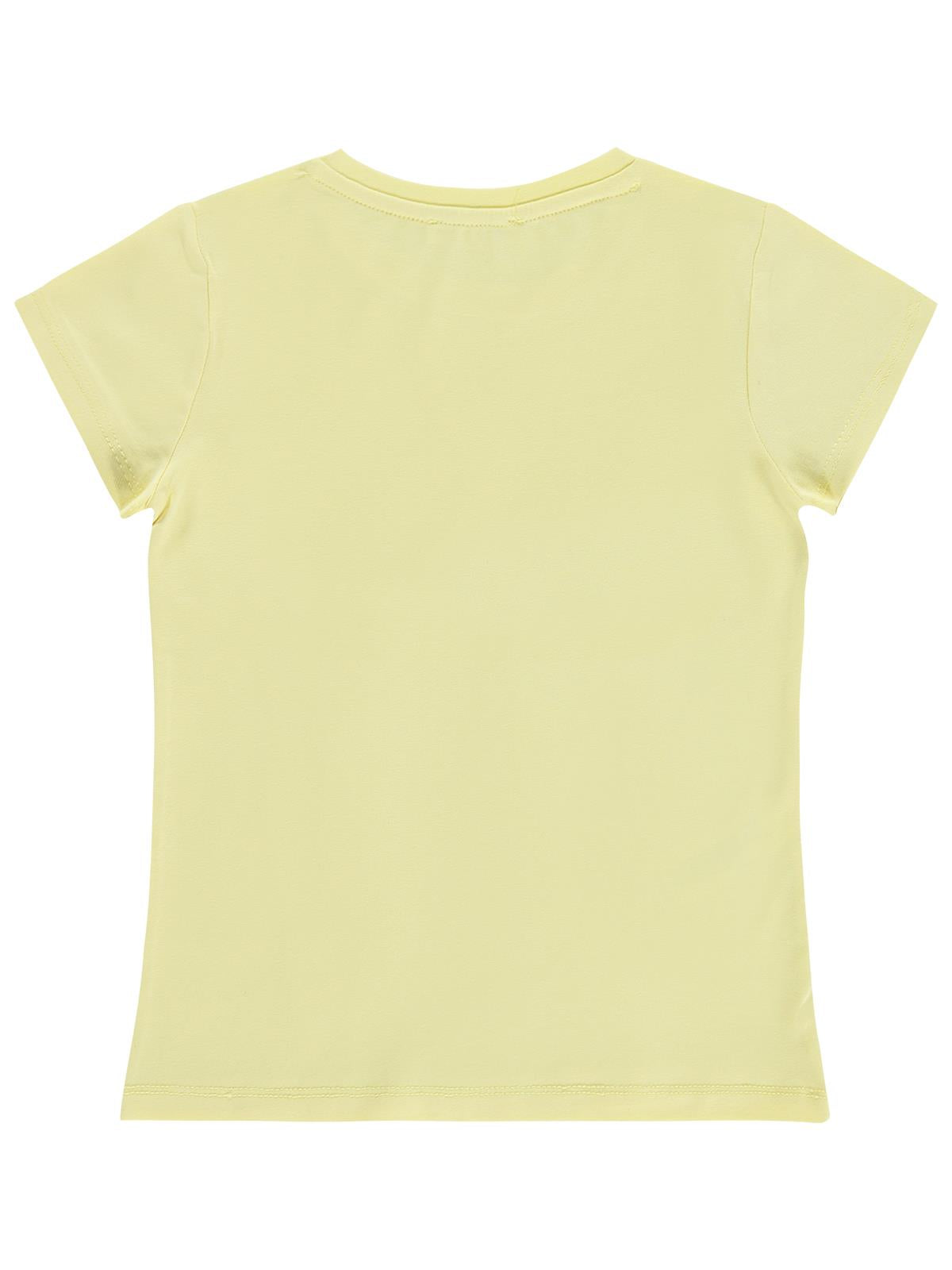 Civil Girls Basic 6-9 Yaş Tişört - Sarı