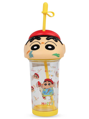 Vagonlife Crayon Shinchan Pipetli Matara 500 ml - Sarı