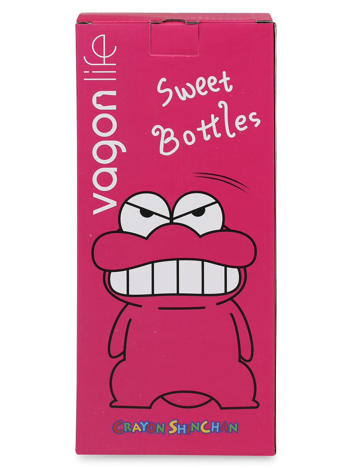 Vagonlife Crayon Shinchan Pipetli Matara 500 ml - Pembe
