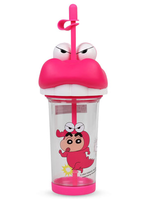 Vagonlife Crayon Shinchan Pipetli Matara 500 ml - Pembe