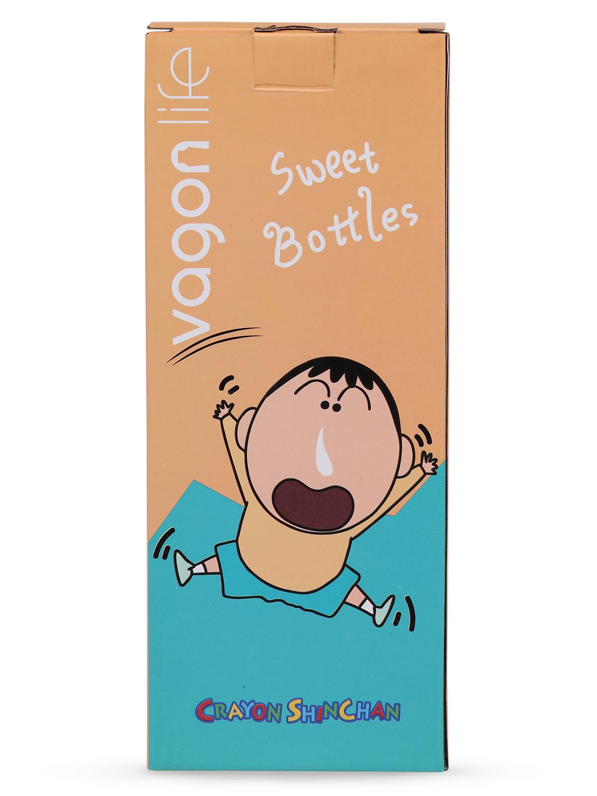 Vagonlife Crayon Shinchan Pipetli Matara 500 ml - Mavi