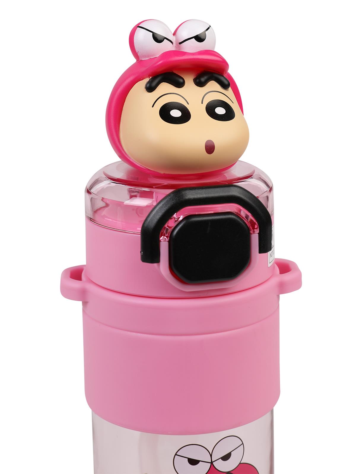Vagonlife Crayon Shinchan Pipetli Matara 650 ml - Pembe