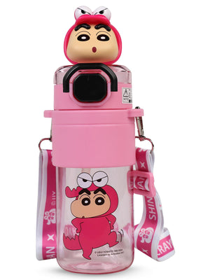 Vagonlife Crayon Shinchan Pipetli Matara 650 ml - Pembe