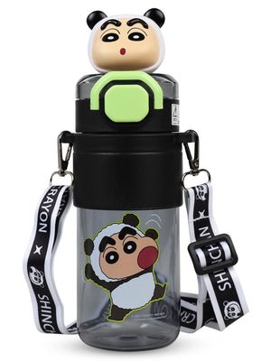 Vagonlife Crayon Shinchan Pipetli Matara 650 ml - Siyah