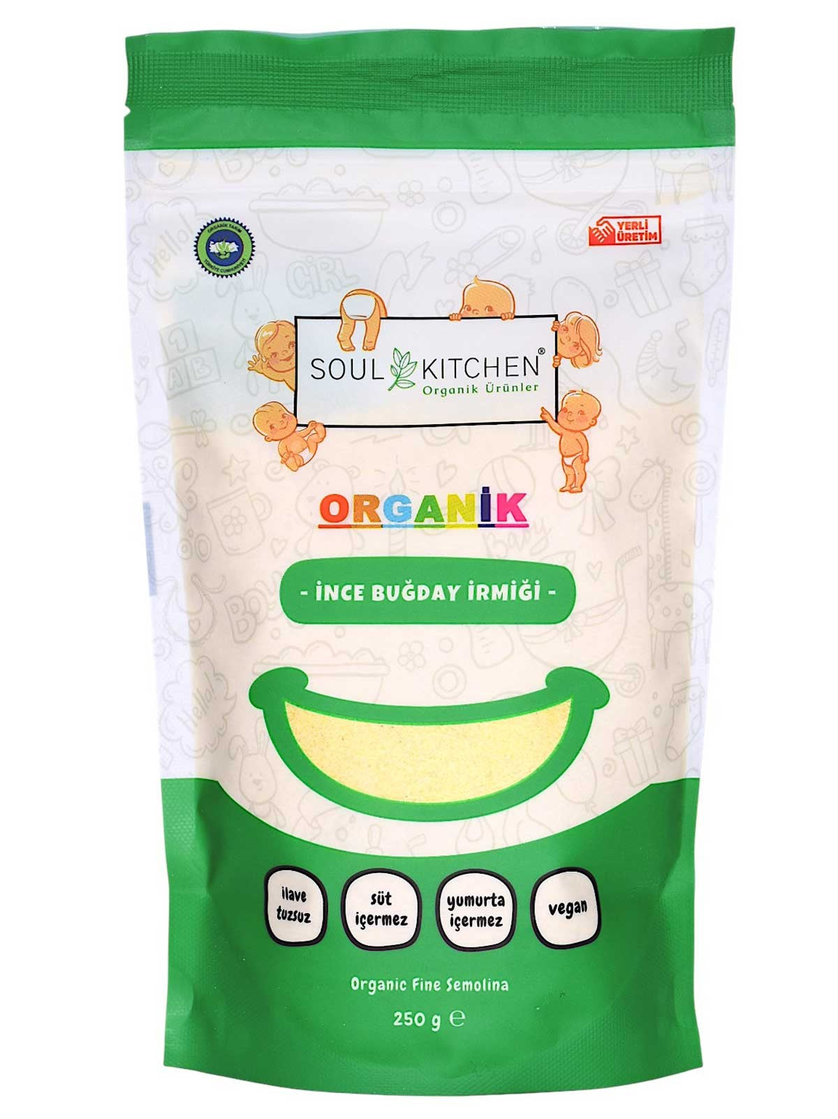Soul Kitchen Organik Ürünler İnce Buğday İrmiği 250 GR