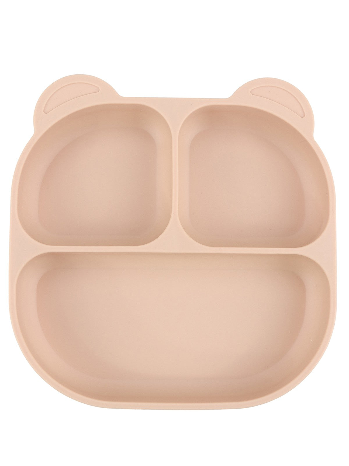 Pandish Vakum Tabanlı Silikon Mama Tabağı - Pembe