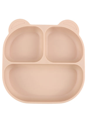 Pandish Vakum Tabanlı Silikon Mama Tabağı - Pembe
