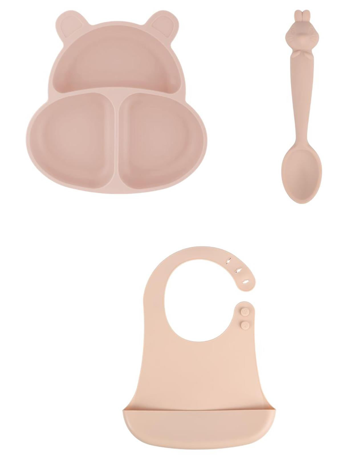 Pandish Huppo Beslenme Seti 3'lü - Pembe