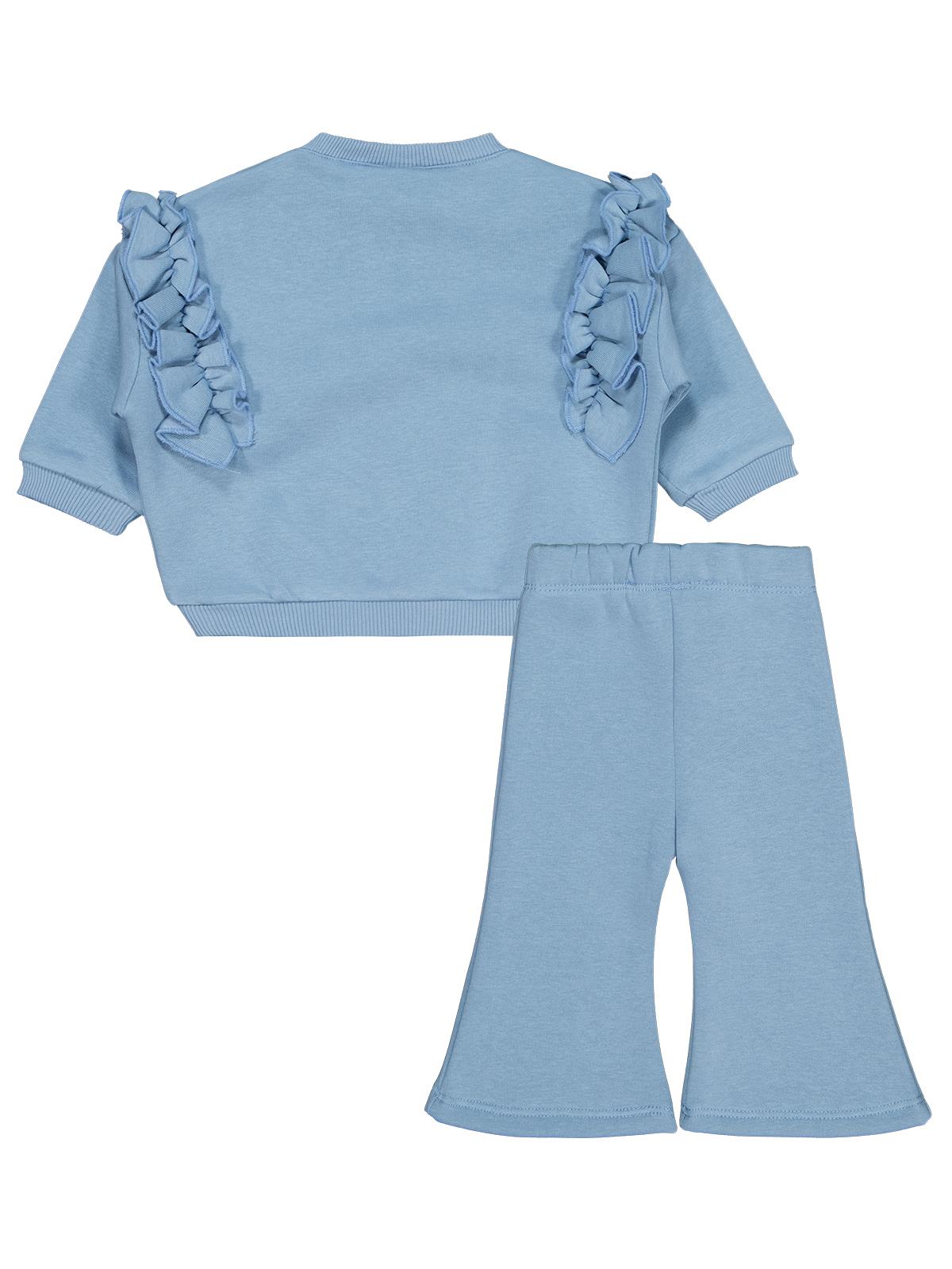 Civil Baby Fırfırlı 6-18 Ay Takım - Bej