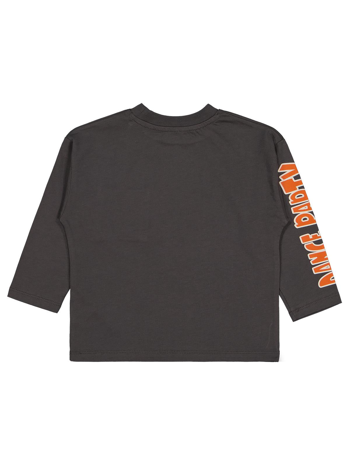 Civil Boys Dance Party Baskılı 2-5 Yaş Sweatshirt - Gri