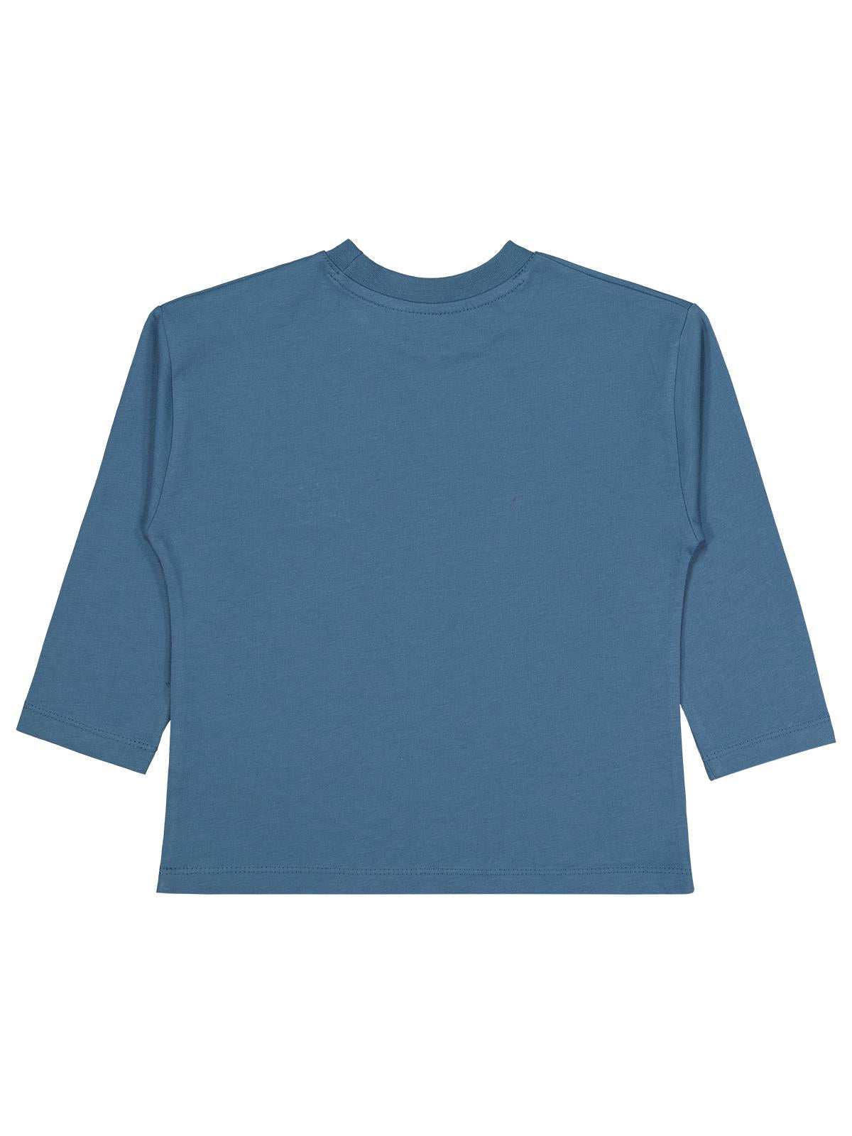 Civil Boys Tıger Baskılı 2-5 Yaş Sweatshirt - Mavi