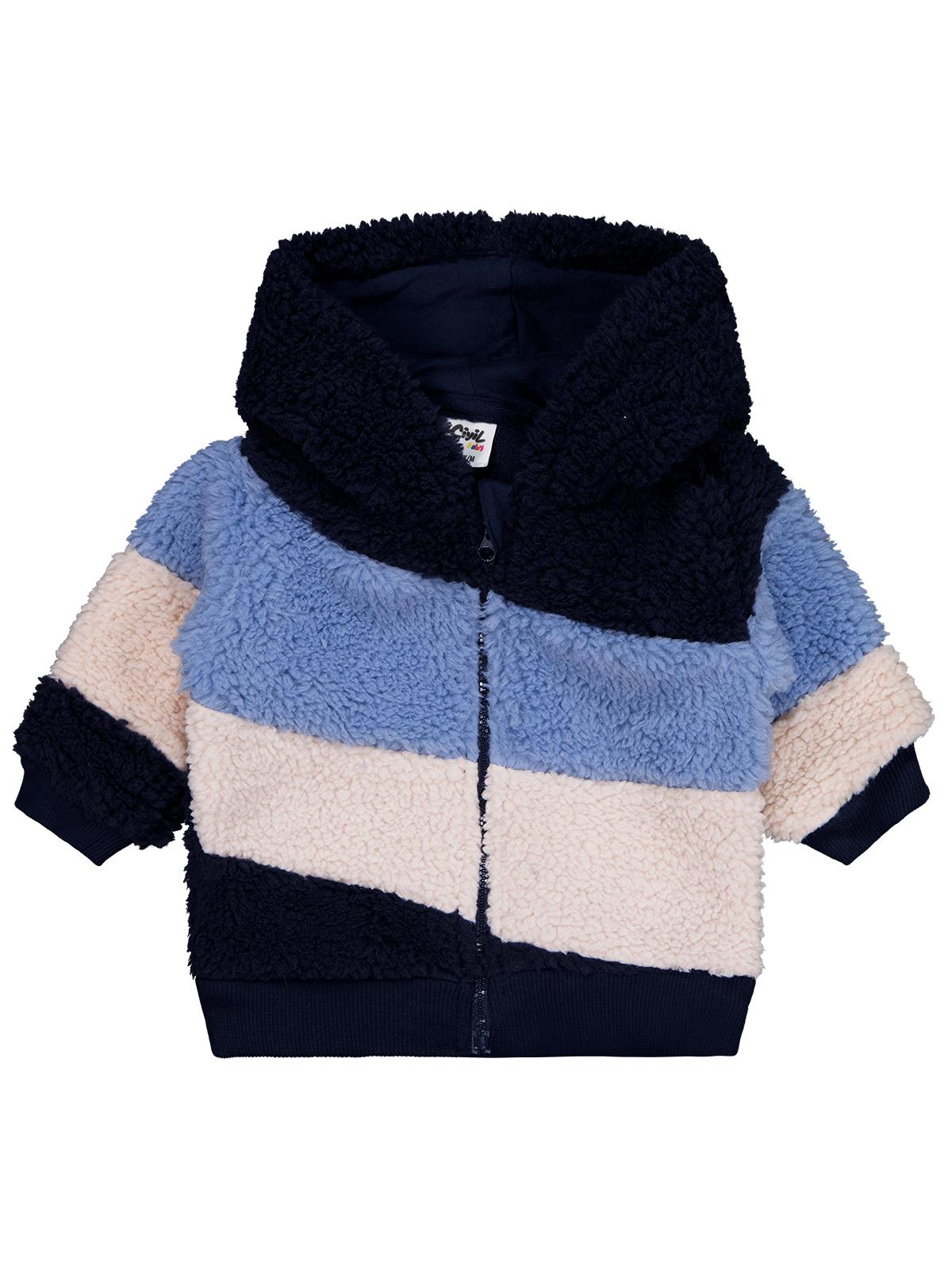 Civil Baby Kuzu Parçalı 6-18 Ay Hırka - Lacivert