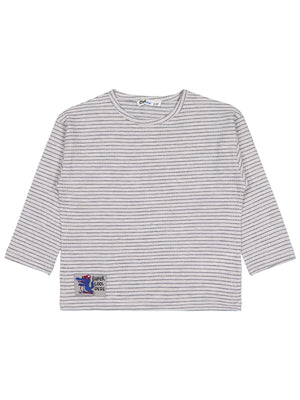 Civil Boys Erkek Çocuk Timsah Etiketli 2-5 Yaş Sweatshirt - Gri