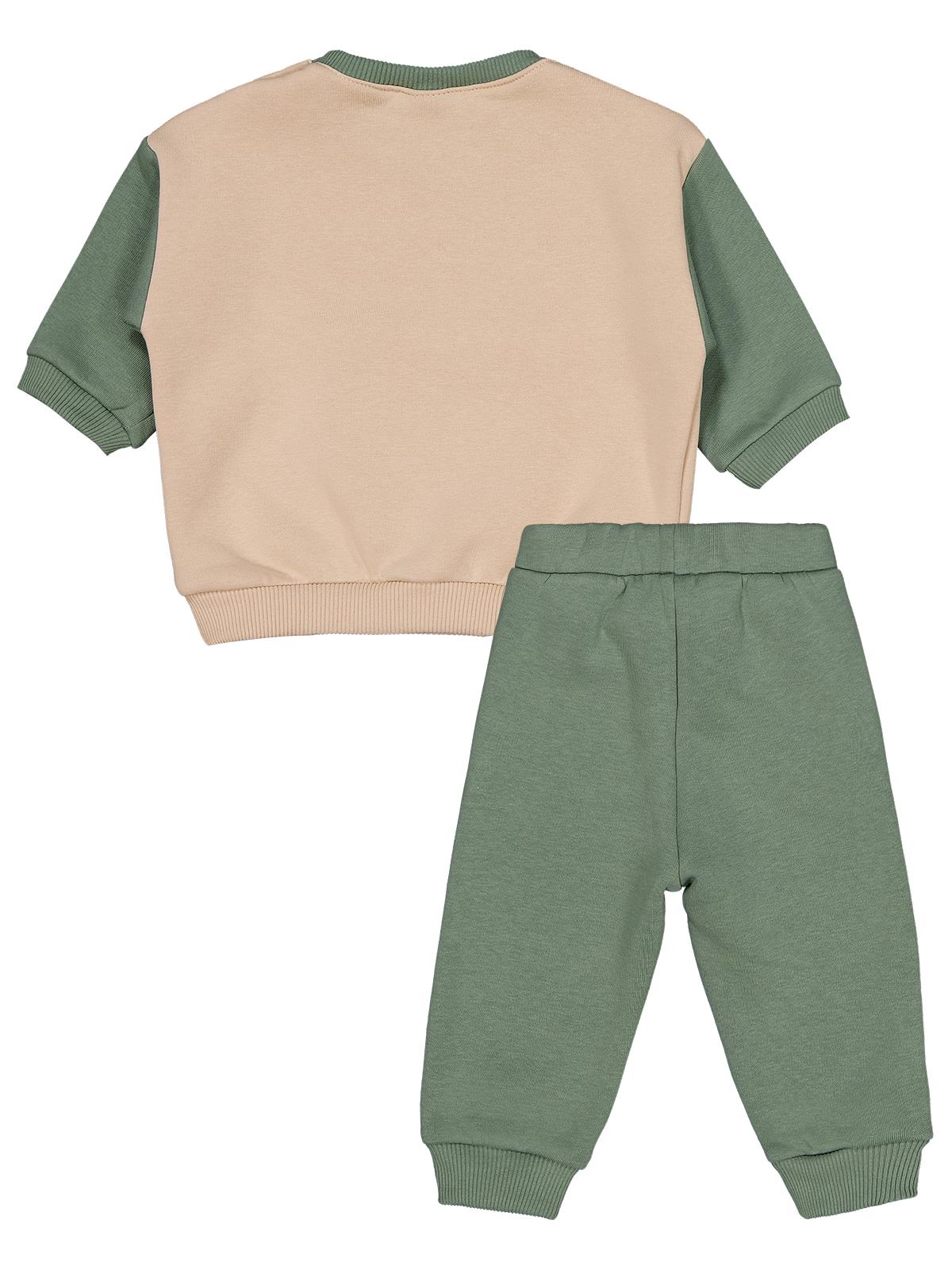 Civil Baby Ayıcık Cepli 6-18 Ay Takım - Haki