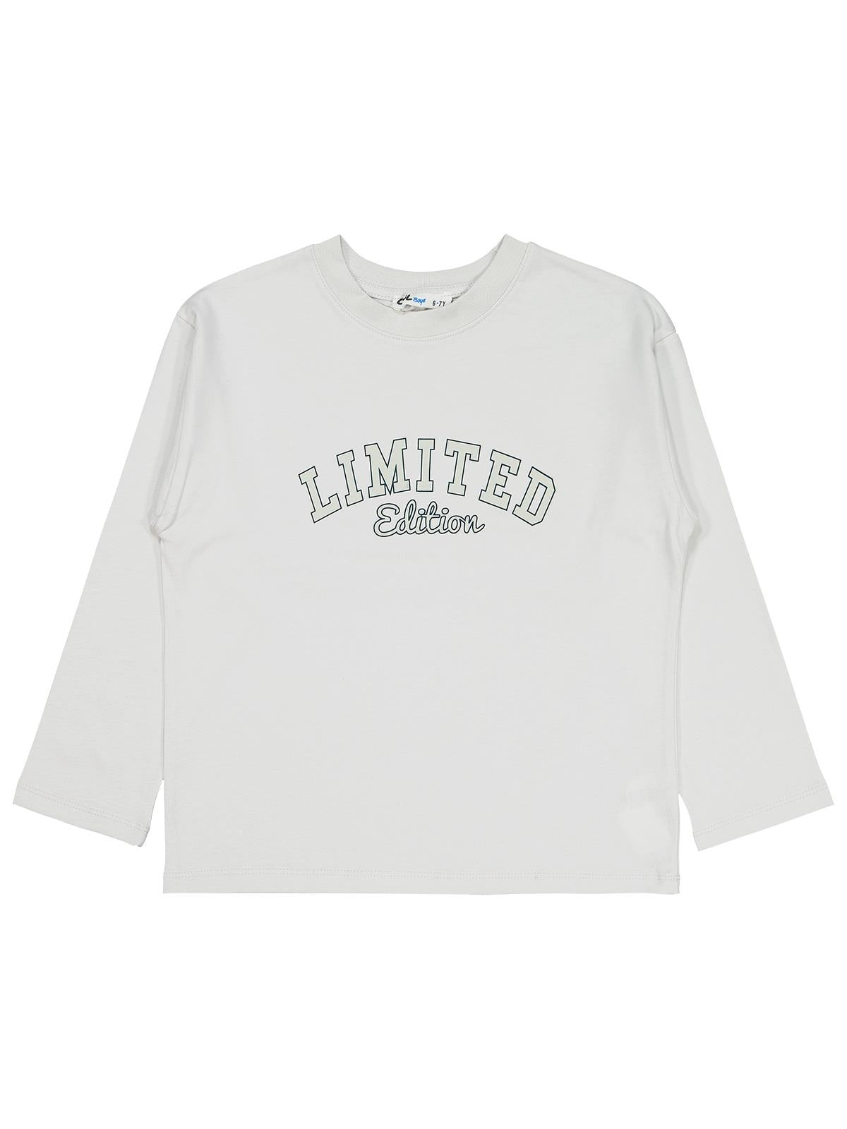 Civil Boys College Baskılı 6-9 Yaş Sweatshirt - Gri