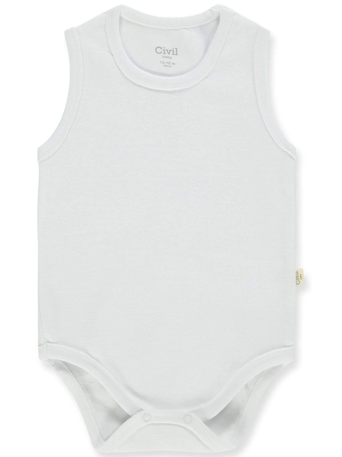 Civil Baby 5 li Organik Sıfır Kol 0-36 Ay Çıtçıtlı Badi - Bej