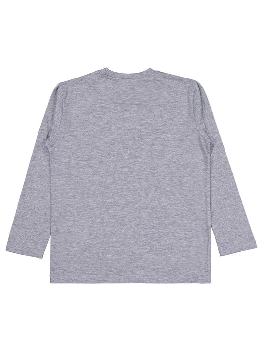 Civil Erkek Çocuk Gamer Baskılı Sweatshirt | Süprem Uzun Kol | Okul Kreş ve Günlük Kullanım - Gri