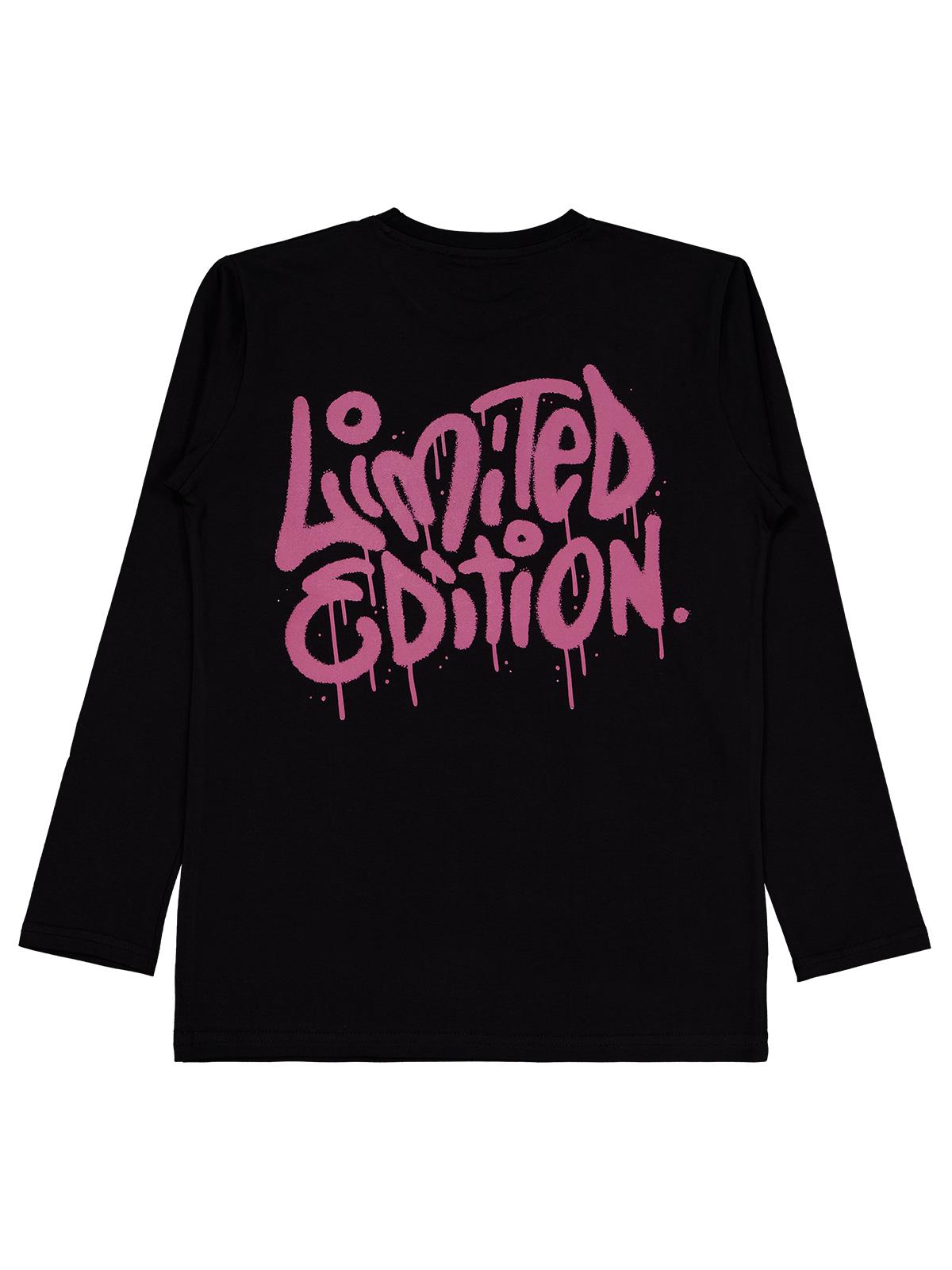 Civil Erkek Çocuk Limited Edition Baskılı Sweatshirt | Süprem | Okul Kreş ve Günlük Kullanım - Siyah