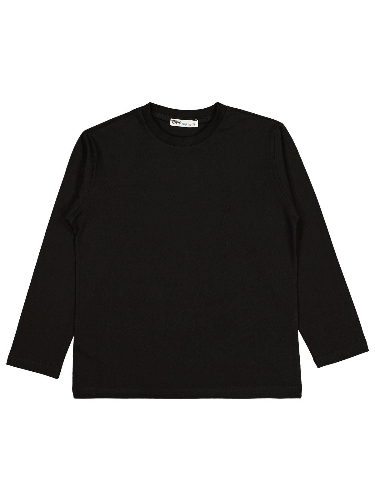 Civil Boys Basic 10-13 Yaş Sweatshirt - Siyah