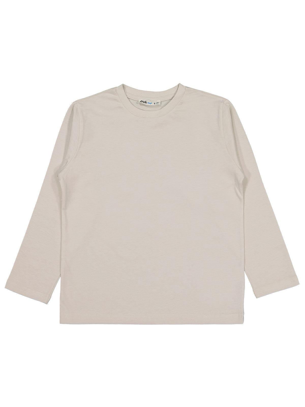 Civil Boys Basic 6-9 Yaş Sweatshirt - Bej