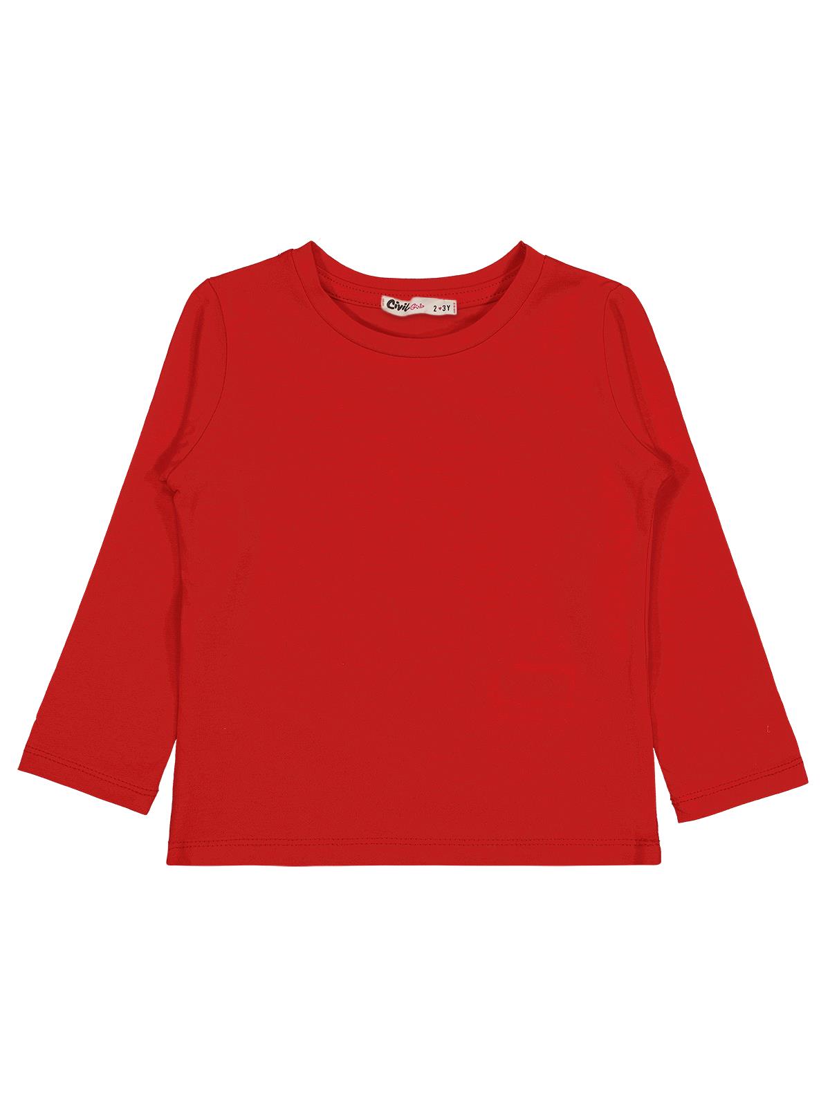 Civil Girls Basic 2-5 Yaş Sweatshirt - Pembe