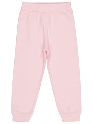 Civil Kız Çocuk Düz Eşofman Altı | İnterlok | Okul Kreş ve Günlük Kullanım - Pembe
