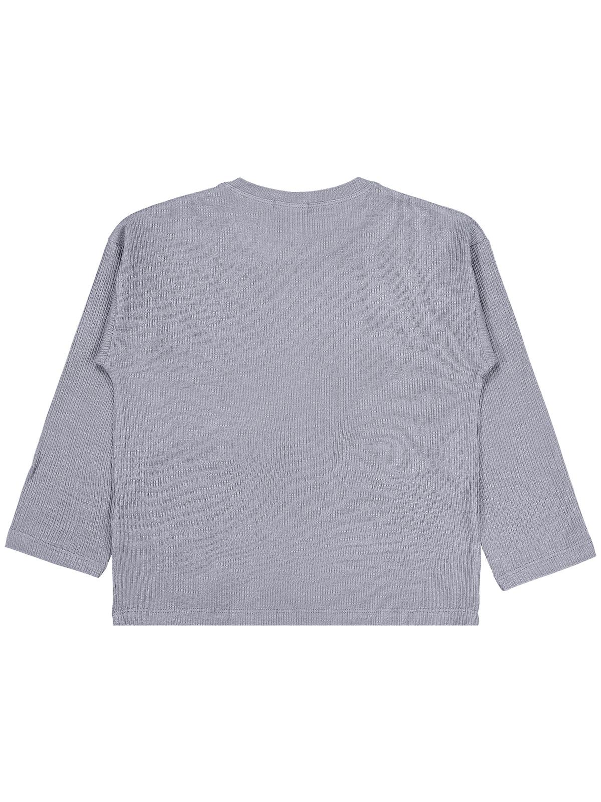 Civil Boys Jakarlı Basic 6-9 Yaş Sweatshirt - Gri