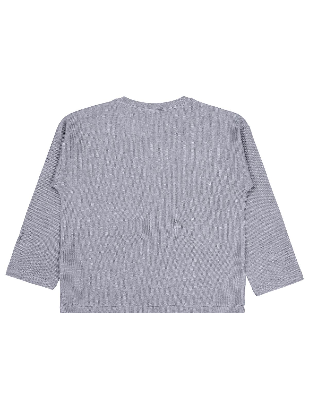 Civil Boys Jakarlı Basic 2-5 Yaş Sweatshirt - Gri