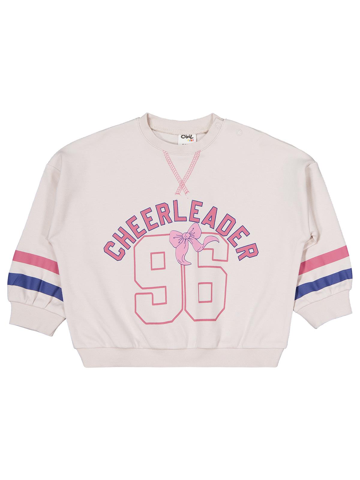 Civil Baby Cheer Leader 96 Baskılı 6-18 Ay Takım - Bej