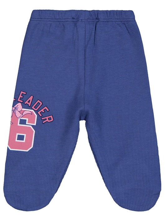 Civil Baby  96 Baskılı 1-9 Ay Tek Alt Bebe - Mavi