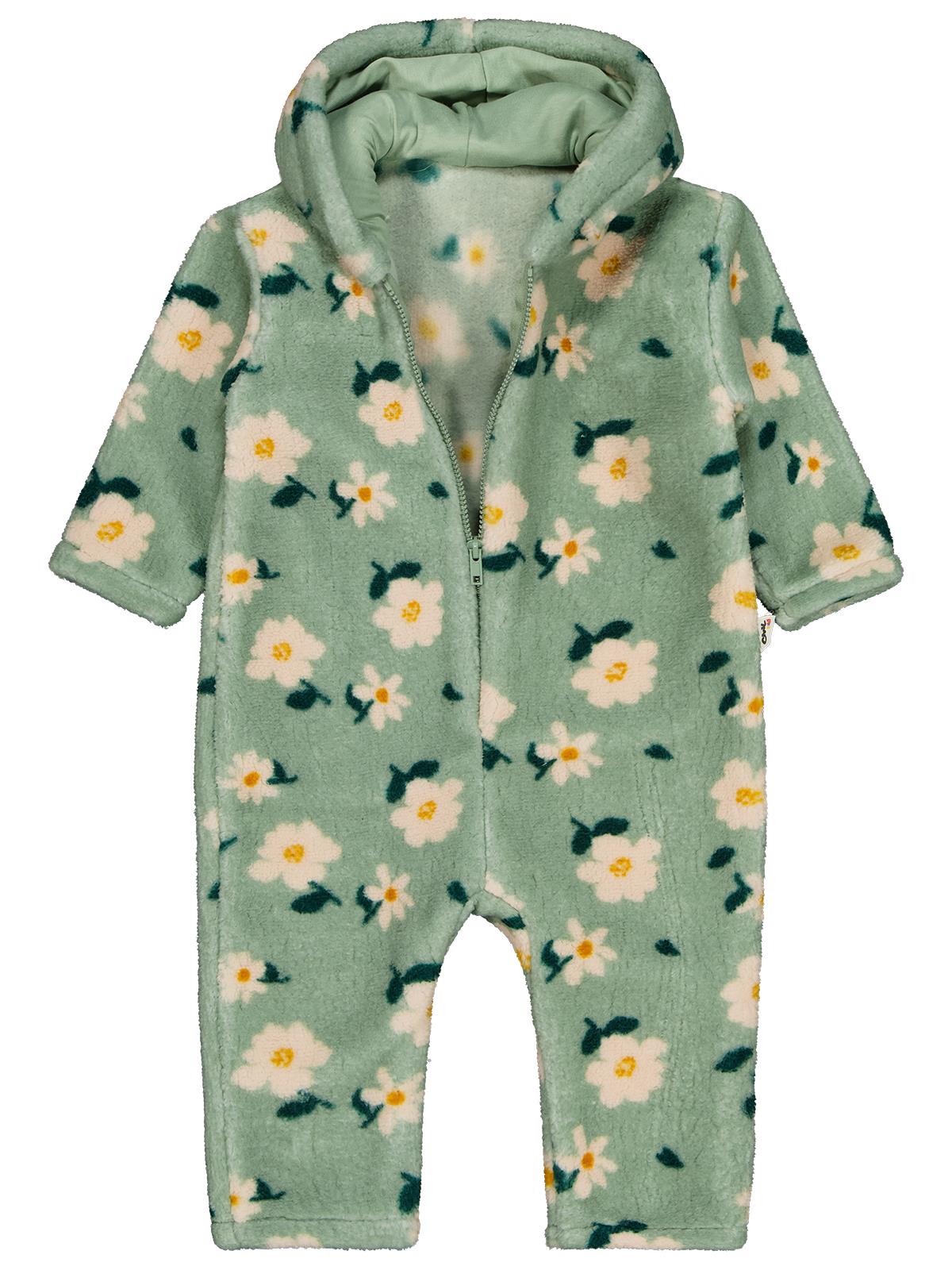 Civil Baby Çiçek Baskılı 6-18 Ay Tulum - Yeşil