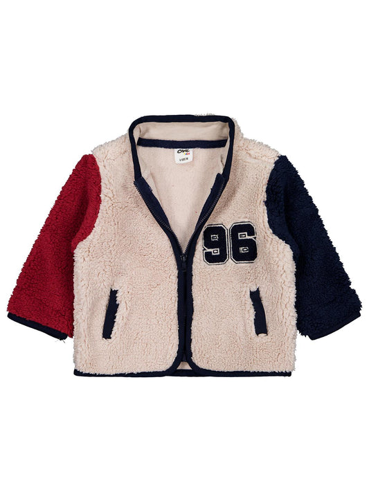 Civil Baby 96 Nakışlı 6-18 Ay Hırka - Lacivert