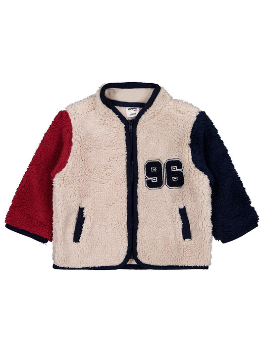 Civil Baby 96 Nakışlı 6-18 Ay Hırka - Lacivert