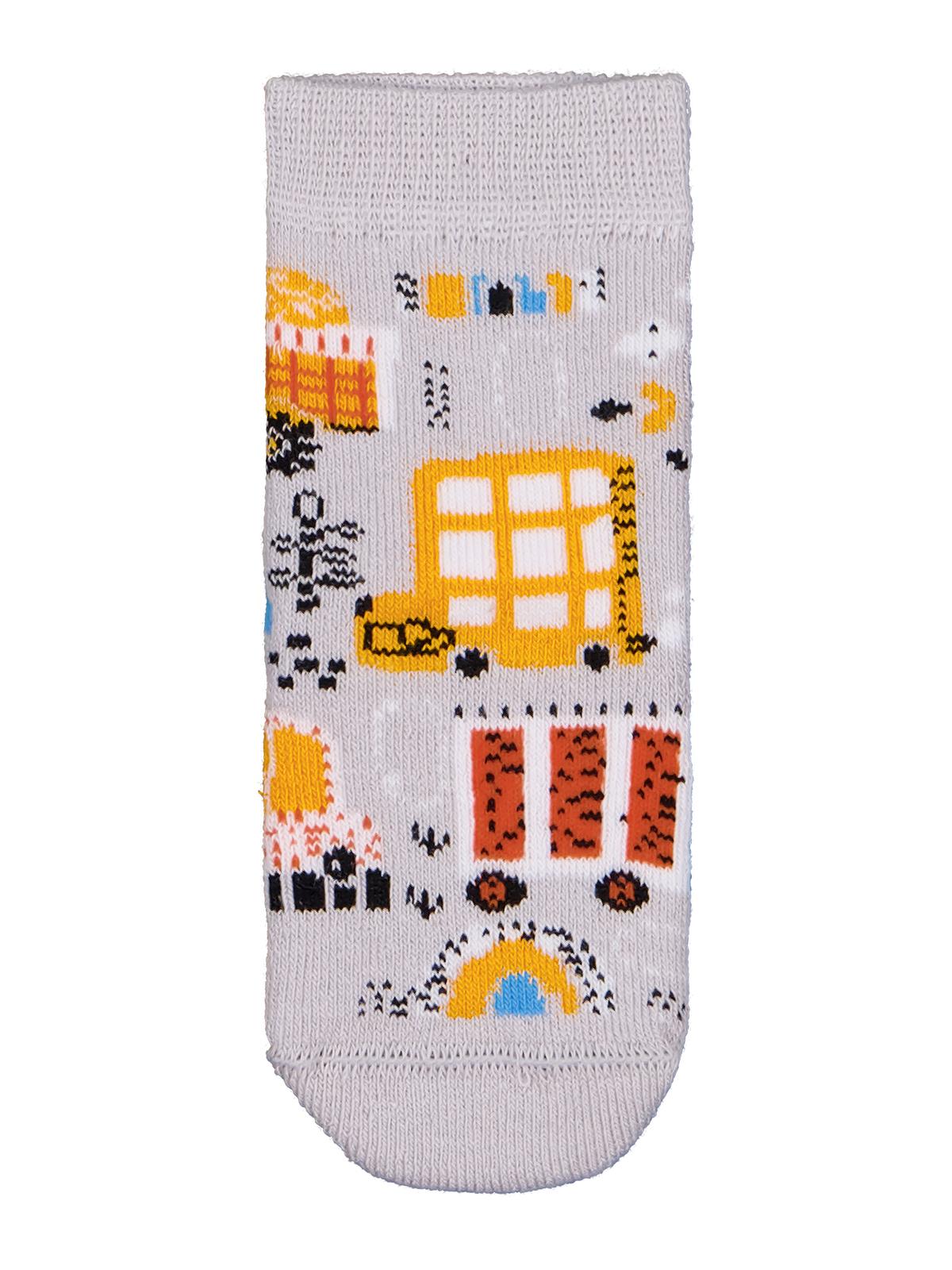 Civil Baby İş Makinesi Havlu 6- 3'lü Bebek Erk Çorap Set