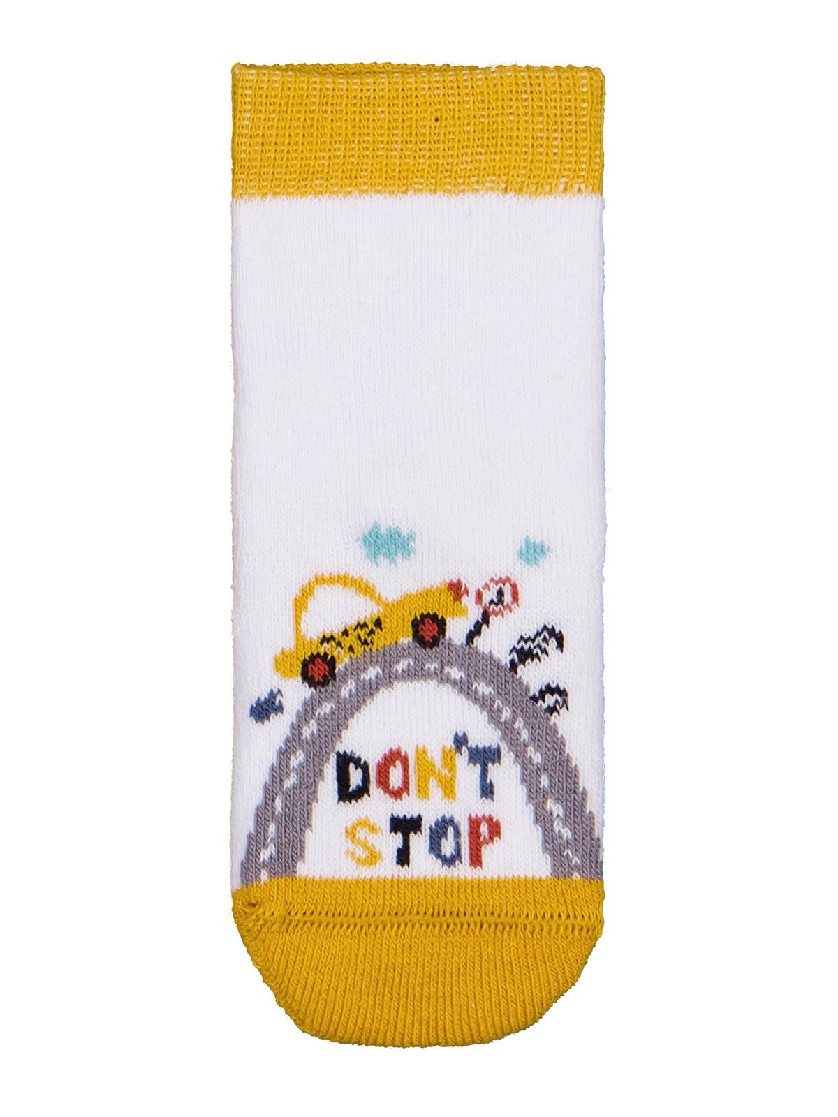 Civil Baby İş Makinesi Havlu 6- 3'lü Bebek Erk Çorap Set