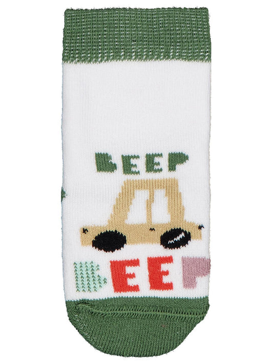 Civil Baby Beep Havlu 6- 2'li Bebek Erk Çorap Set - Standart