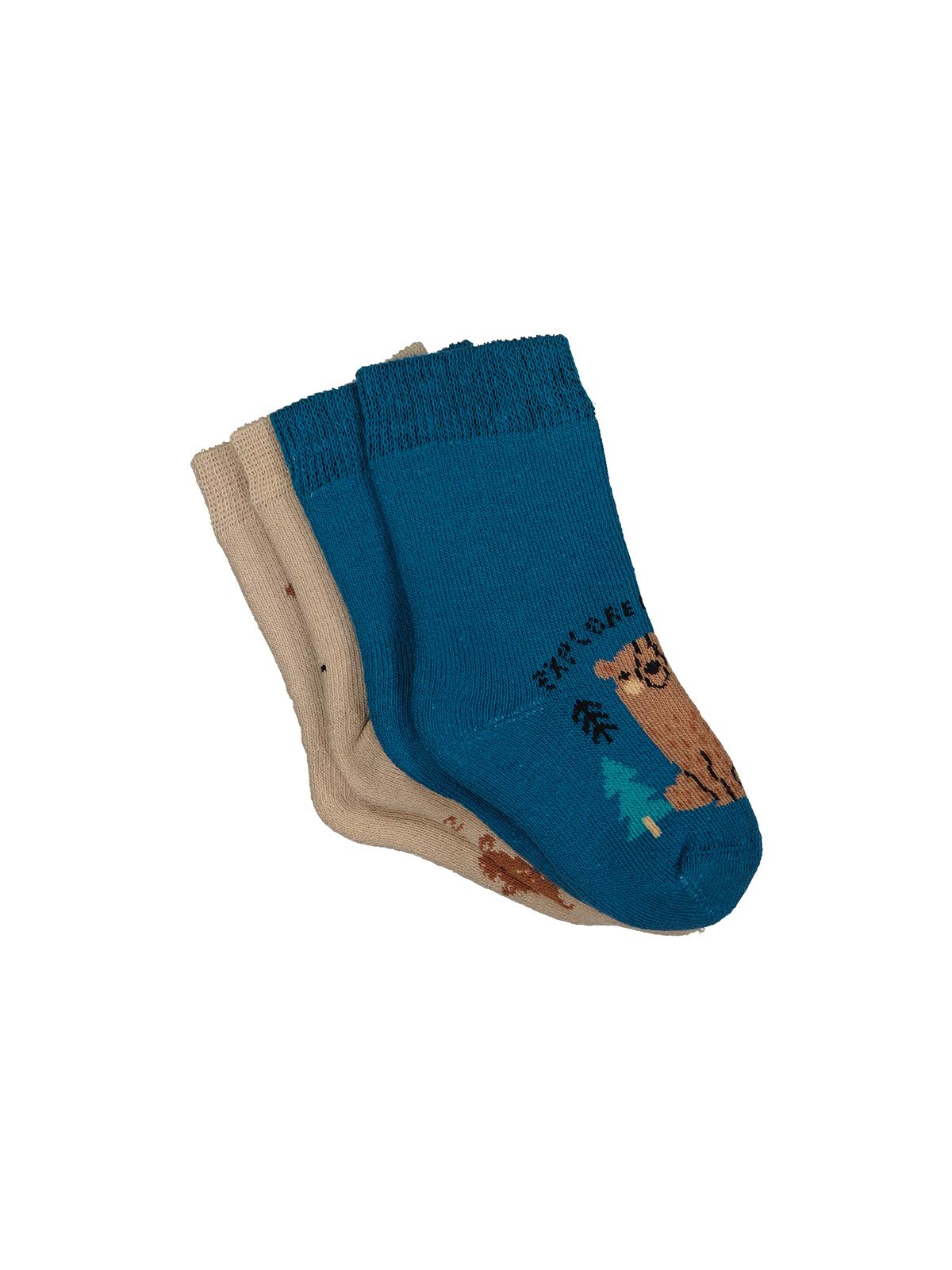Civil Baby Bear Havlu 6- 2'li Bebek Erk Çorap Set