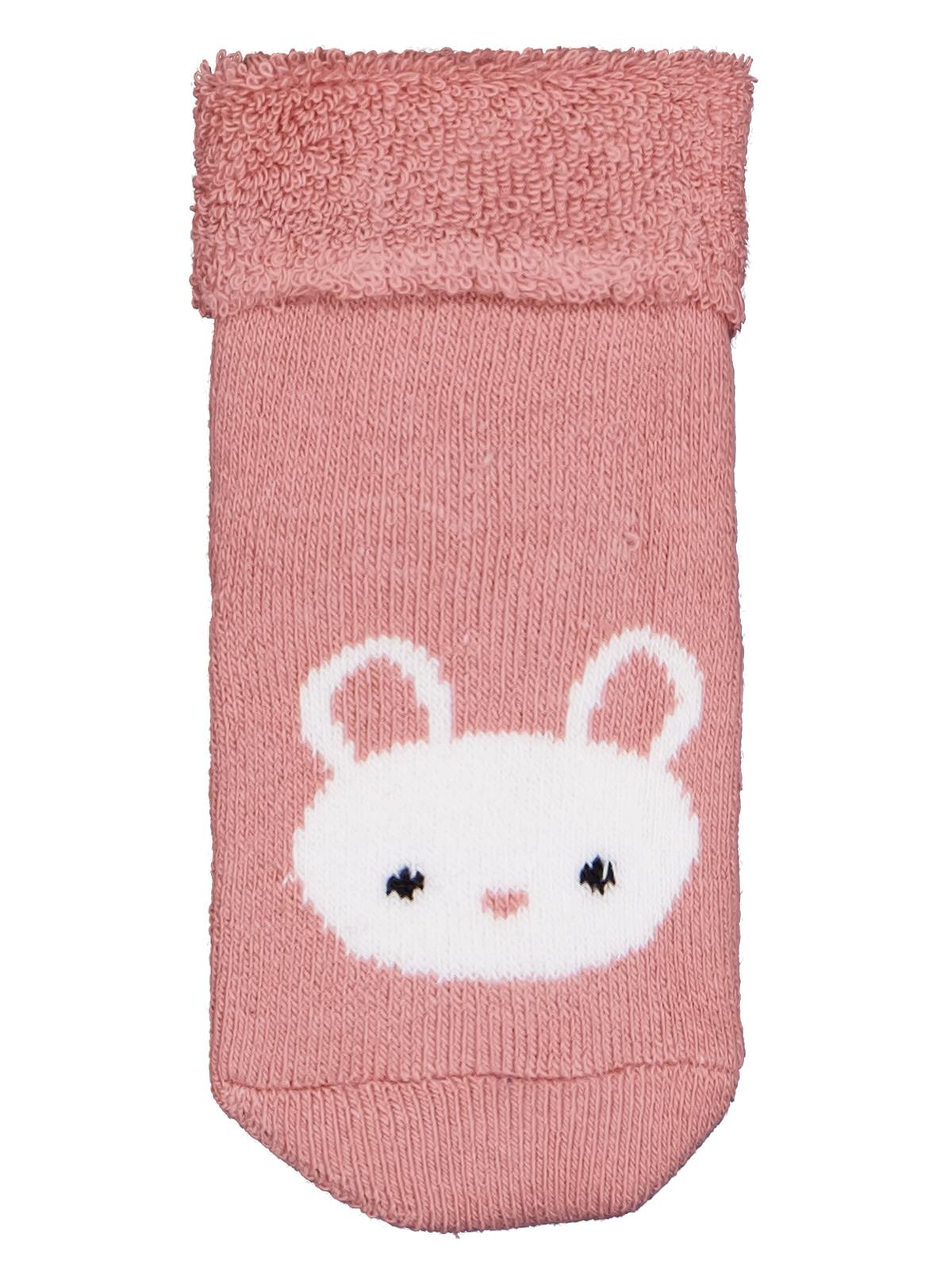 Civil Baby Mini Bunny Kıvrık Havlu 6-18 Ay 2'li Bebek Kız Çorap Set