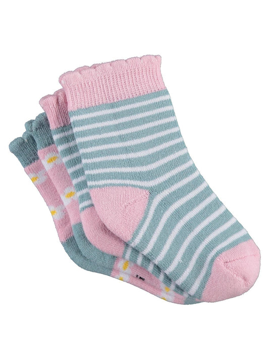 Civil Baby Flower Havlu 6- 2'li Bebek Kız Çorap Set