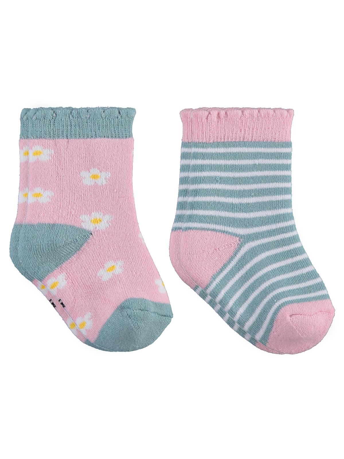 Civil Baby Flower Havlu 6- 2'li Bebek Kız Çorap Set