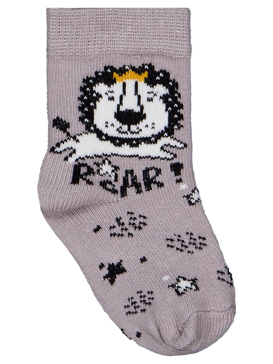Civil Baby Roar 3'lü 6- Bebek Erkek Çorap Set