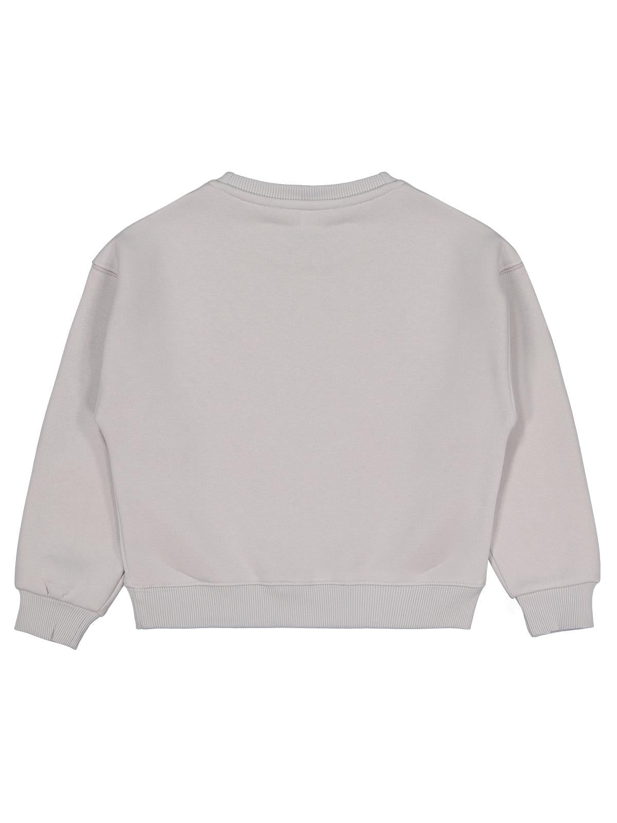 Civil Girls Star Baskılı 6-9 Yaş Sweatshirt - Gri