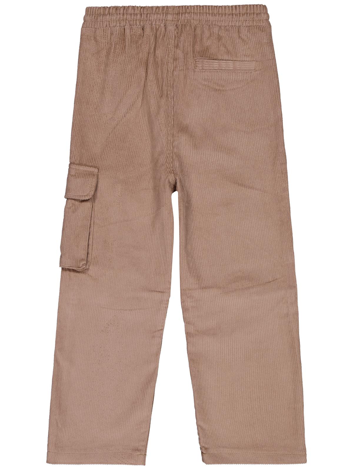 Civil Boys Kargo Cepli Kadife 10-13 Yaş Pantolon - Bej