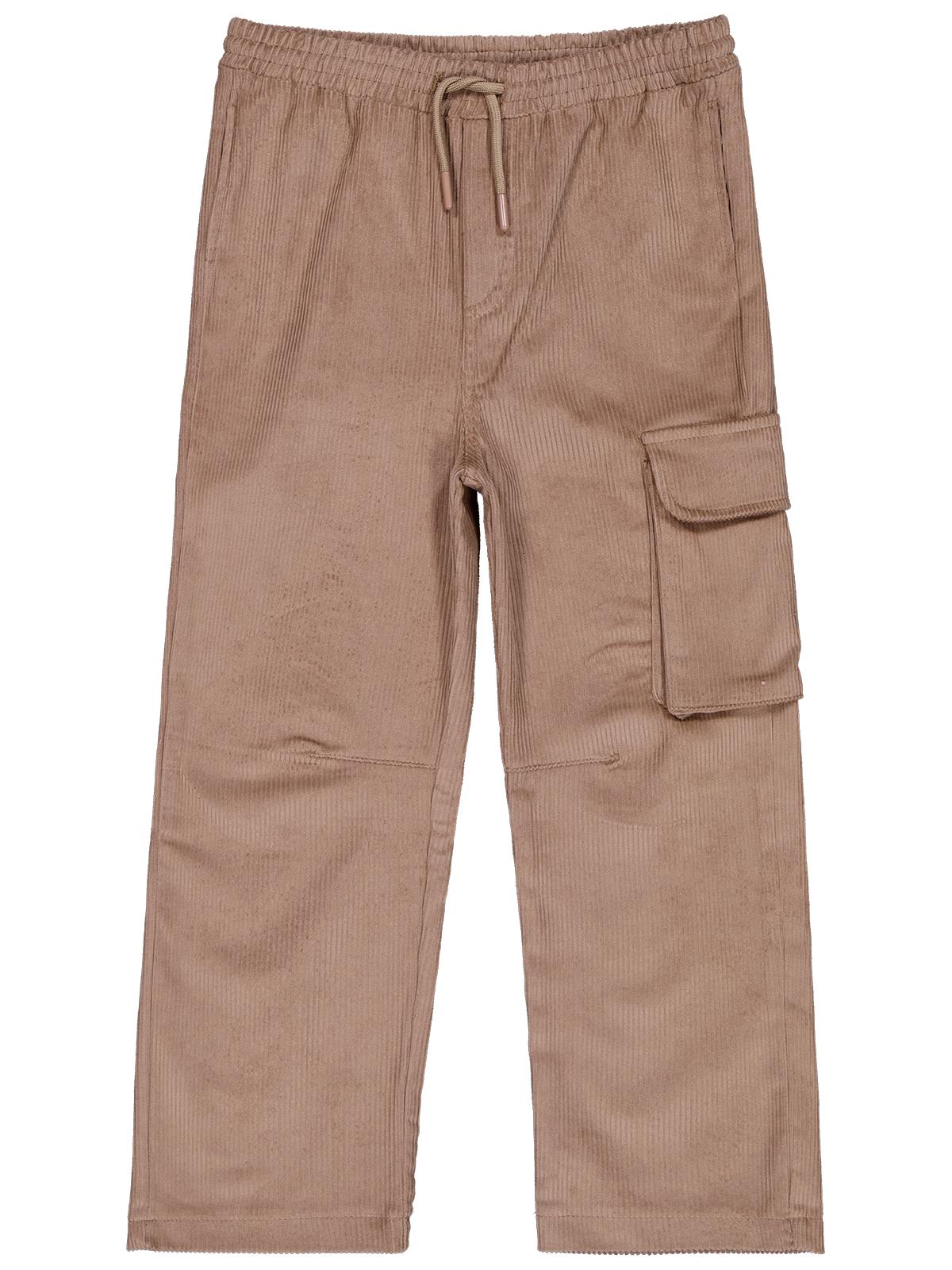 Civil Boys Kargo Cepli Kadife 6-9 Yaş Pantolon - Bej
