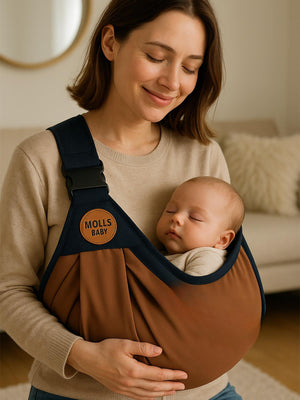 Molls Baby Pratik Kanguru Sling - Kahverengi