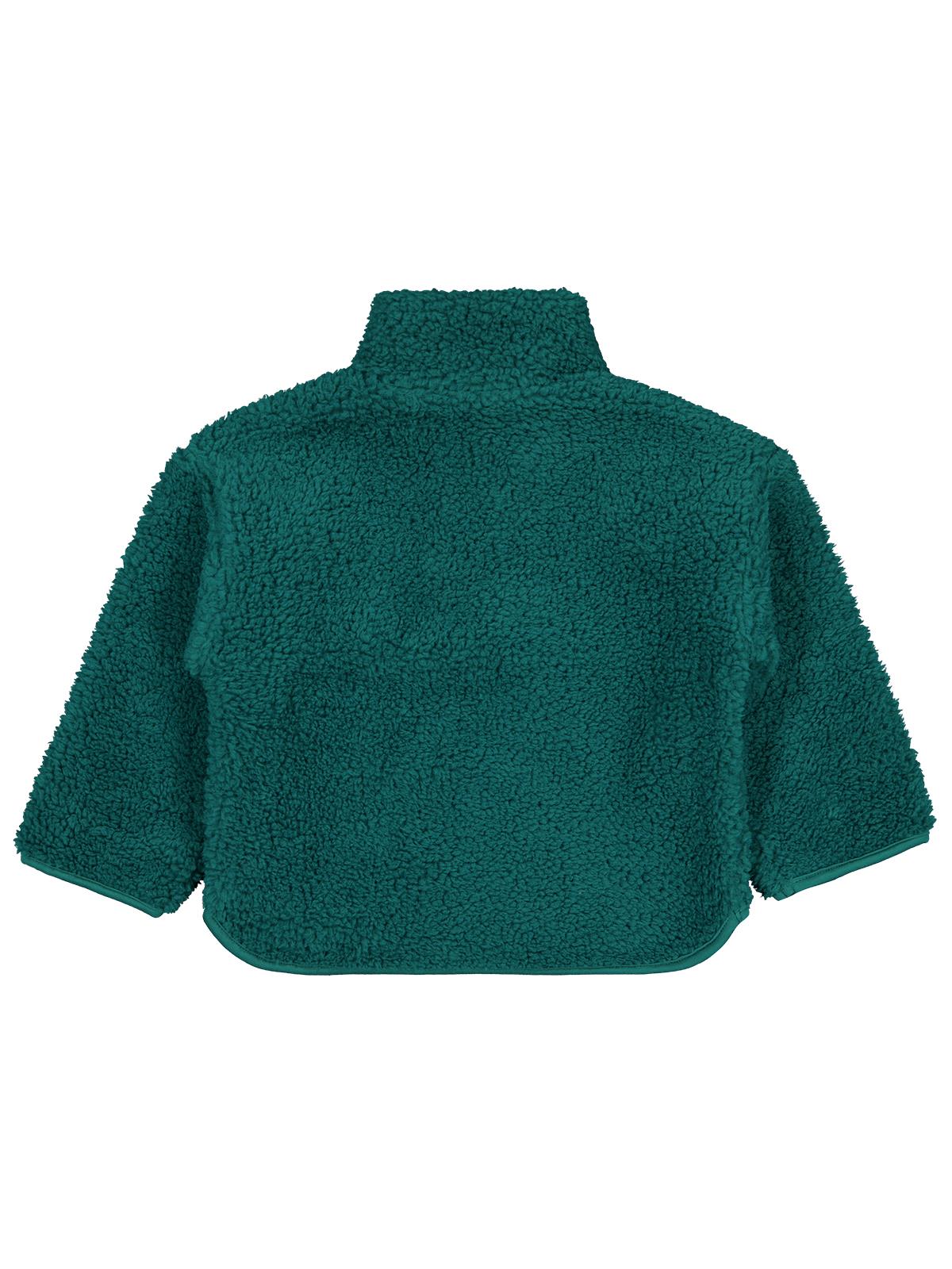 Civil Boys Erkek Çocuk Biyeli Yarım Fermuarlı Sweatshirt | Velsoft | Okul Kreş ve Günlük Kullanım - Yeşil